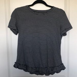 Banana Republic Ruffle T-shirt